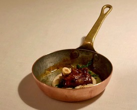 Eel and cauliflower pan 