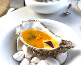 oyster 'escabeche' and mandarin