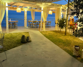 Dinner at Aelia Bar Restaurant & Beach Lounge