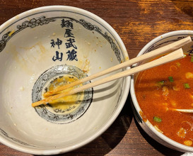 Dinner at 麺屋武蔵 神山