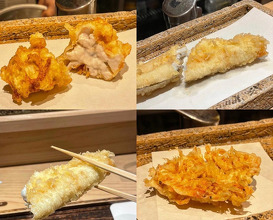 Dinner at 天ぷら食って、蕎麦で〆る店。「日本橋 蕎ノ字・sonoji」