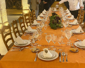 Dinner at Bodegas León Domecq S.L.