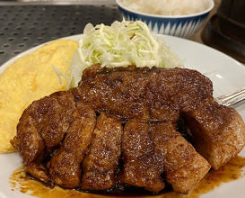 Dinner at 洋食＆ビール サル食堂