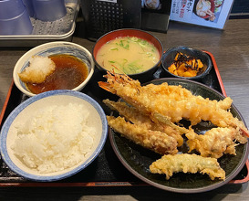 Dinner at 天ぷら大吉