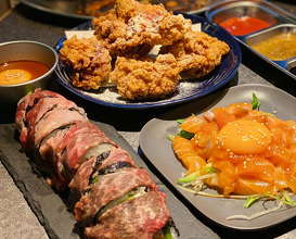 Dinner at 韓国料理バブ 梅田店 - 梅田グルメ 韓国グルメ