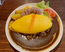 Dinner at 唯我独尊 （富良野カレー）