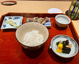 Dinner at Tsukioka