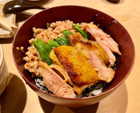 Dinner at Yakitori Toriyoshi Bunten