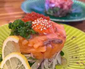 Dinner at 海鮮×肉×鉄板バル okiumiya