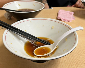Dinner at 八王子らーめんつけ麺びんびん亭ユーロード店