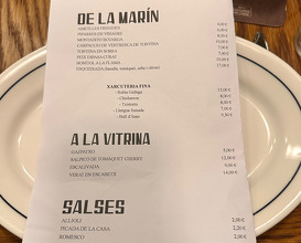 Lunch at Ultramarinos Marín