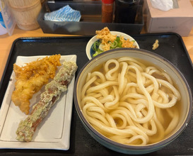 Dinner at 讃岐うどん 穂乃香