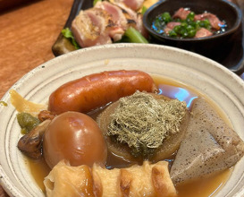 Dinner at 鷹仁 本店 -地鶏と鶏だしおでん-