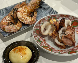 Dinner at 浜焼ボーイと串カツガール