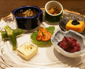 Dinner at 新宿 鮨 栞庵 やましろ