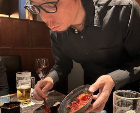 Dinner at Yoroniku Tokyo