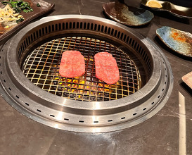 Dinner at Yoroniku Tokyo
