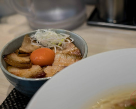 Dinner at 宍道湖しじみ中華蕎麦 琥珀