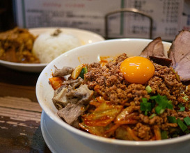 Dinner at ラーメン 達磨食堂