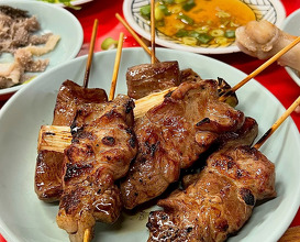 Dinner at 豚足焼肉かどや