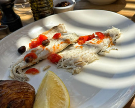 Dinner at Plage Les Salins St. Tropez