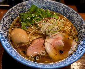 Dinner at 麺や而今 大東本店