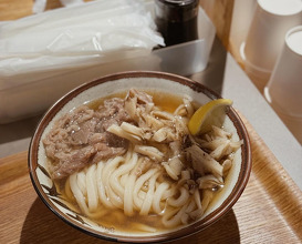 Dinner at Udon Kyutaro