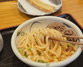 Dinner at 手造りうどん 楽々