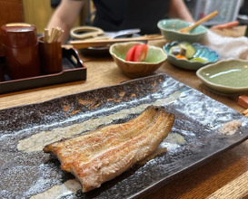 Dinner at うなぎ　かぶと