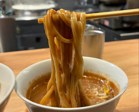 Dinner at 自家製麺 つきよみ