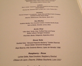 Dinner at Le Bernardin