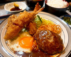 Dinner at 淀ヤ食堂