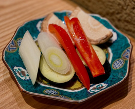 Dinner at Akasaka, Tokyo