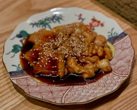 Dinner at Akasaka, Tokyo