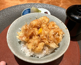 Dinner at Tempura Motoyoshi