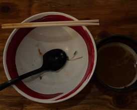 Dinner at 麺場 浜虎 横浜店