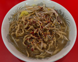 Dinner at ラーメン二郎 朝倉街道駅前店
