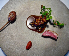 Dinner at Installation Table Enso