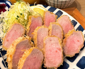 Dinner at ヘレカツマニア豚彦