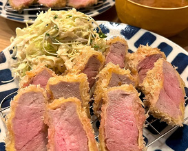 Dinner at ヘレカツマニア豚彦