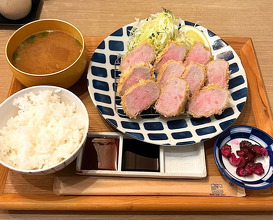 Dinner at ヘレカツマニア豚彦