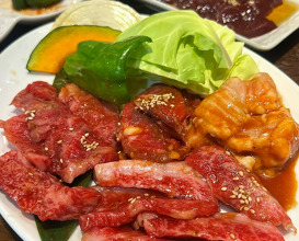 Dinner at 大衆焼肉ホルモンよっとこ 梅田店