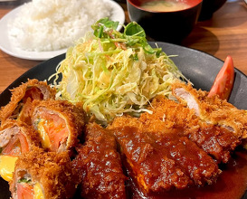 Dinner at とんかつ・洋食専門店 味の店一番 谷町店