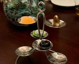 Dinner at Savile Row, Mayfair