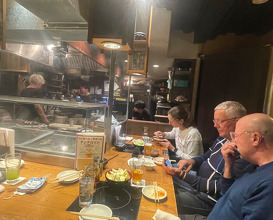 Dinner at Shikotama.