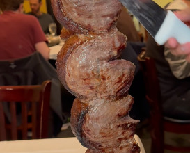 Dinner at Bullvinos Churrascaria