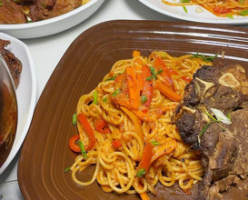 Dinner at Lagos, Nigeria