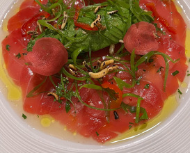 Dinner at La Trompette