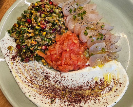 Dinner at Claro; London