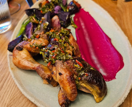 Dinner at Claro; London